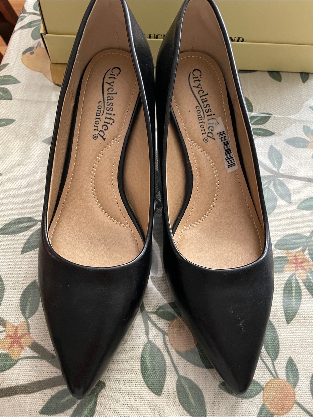 Cityclassified Black Pointed-Toe Women's Pumps - Classic Work Heels